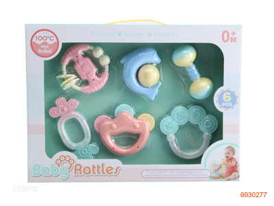 BABY RATTLE 6PCS