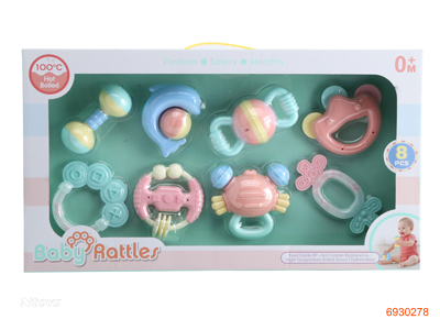 BABY RATTLE 8PCS