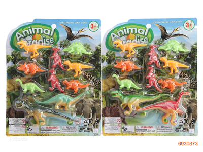 DINOSAUR SET 10PCS 2ASTD