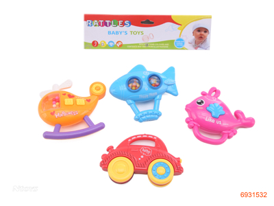 BABY RATTLE 4PCS