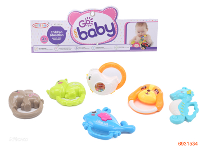 BABY RATTLE 6PCS