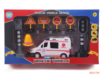 VEHICLE SET W/LIGHT/MUSIC W/7*AG13 BATTERIES