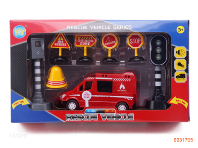 VEHICLE SET W/LIGHT/MUSIC W/7*AG13 BATTERIES