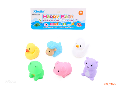 BATH TOYS 6PCS