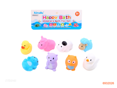 BATH TOYS 8PCS