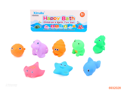 BATH TOYS 8PCS