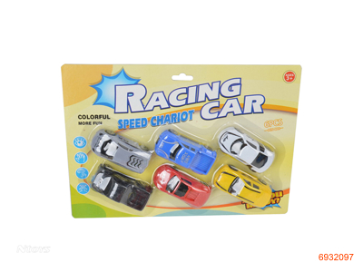 FREE WHEEL TOYS 6PCS 6ASTD 6COLOUR