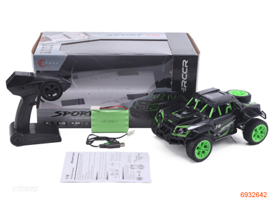 2.4G 1;16 4CHANNEL R/C CAR W/9.6V CHARGING BATTERIES IN CAR/USB W/O 4*AA BATTERIES IN CONTROLLER