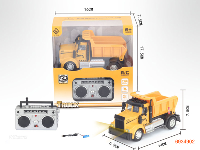 2.4G 1:64 4CHANNELS R/C CAR W/LIGHT W/O 2*AA BATTERIES IN CAR W/O 2*AA BATTERIES IN CONTROLLER