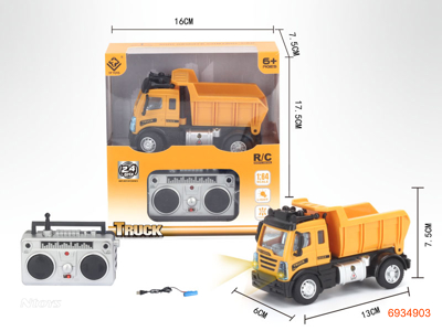 2.4G 1:64 4CHANNELS R/C CAR W/LIGHT W/O 2*AA BATTERIES IN CAR W/O 2*AA BATTERIES IN CONTROLLER