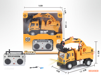 2.4G 1:64 4CHANNELS R/C CAR W/LIGHT W/O 2*AA BATTERIES IN CAR W/O 2*AA BATTERIES IN CONTROLLER