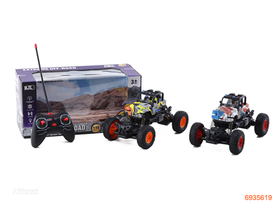 1:18 4CHANNEL R/C CAR W/LIGHT W/O 3*AA BATTERIES IN CAR/2*AA BATTERIES IN CONTROLLER 2COLOURS