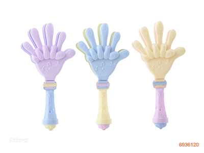 BABY RATTLE W/WHISTLE 10PCS