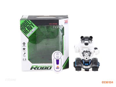 2CHANNEL INFRARED R/C ROBOT W/O 3*AAA BATTERIES IN FUSELAGE/2*AAA BATTERIES IN CONTROLLER 2COLOURS