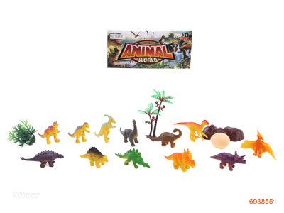 DINOSAUR SET.16PCS