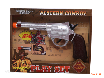 COWBOY GUN,W/SOUND,W/O 2*AA BATTERIES