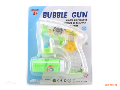 BUBBLE GUN W/O 3AA BATTERIES