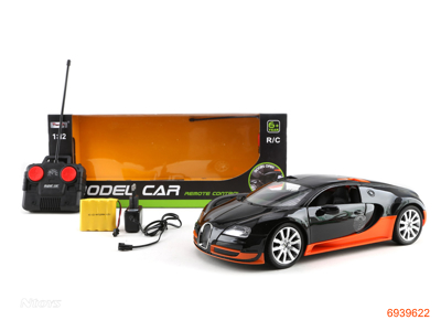 1;12 4CHANNEL R/C CAR.W/LIGHT/4.8V BATTERY IN CAR/CHARGER.W/O 2*AA BATTERIES IN CONTROLLER