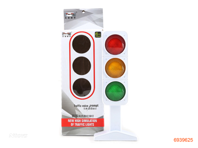 TRAFFIC LIGHT W/LIGHT/3*AG13 BATTERY