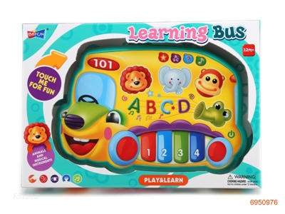 BABY PAD W/LEARNING NUMBERS & LETTERS/ANIMAL SOUNDS & NAMES/WONDERFUL MELODIES, ENGLISH IC, NOT INCLUDE 3AA BATTERIES