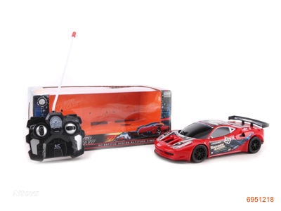 4CHANNELS R/C CAR W/LIGHTS W/O 4AA BATTERIES IN CAR,2AA BATTERIES IN CONTROLLER