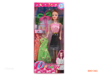 11''EMPTY BODY FASHION DOLL