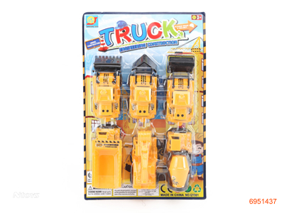 FREE WHEEL CONSTRUCTION TRUCK.6PCS