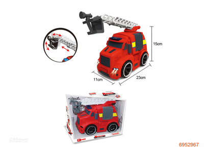 F/P FIRE FIGHTING TRUCK W/LIGHT/SOUND/3*AG13 BATTERIES