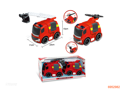 F/P FIRE FIGHTING TRUCK W/LIGHT/SOUND/2*3AG13 BATTERIES