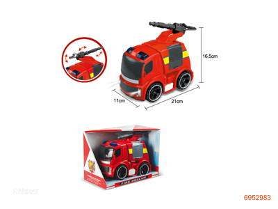 F/P FIRE FIGHTING TRUCK W/LIGHT/SOUND/3*AG13 BATTERIES