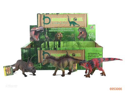 DINOSAUR.12PCS/BOX 6ASTD