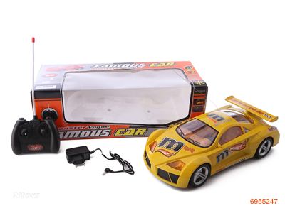4CHANNELS R/C CAR W/4.8V BATTERIES IN CAR W/CHARGER W/O 2*AA BATTERIES IN CONTROLLER