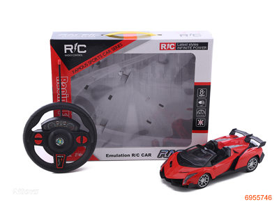 1:16 4CHANNELS R/C CAR W/3.6V CHARGING BATTERIES IN CAR/USB W/O 2*AA BATTERIES IN CONTROLLER 2COLOUR