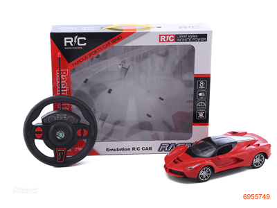 1:16 4CHANNEL R/C CAR W/4.8V CHARGING BATTERIES IN CAR/USB W/O 2*AA BATTERIES IN CONTROLLER 2COLOUR