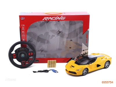 1:14 4CHANNEL R/C CAR W/4.8V CHARGING BATTERIES IN CAR/USB W/O 2*AA BATTERIES IN CONTROLLER 2COLOUR