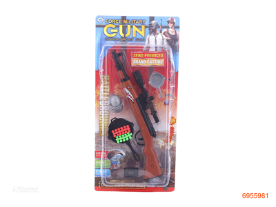 98K+AMW SOFT BULLET GUN 2ASTD 4COLOUR