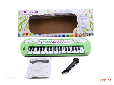 37KEYS ELECTRIC KEYBOARD W/MICROPHONE W/O 4AA BATTERIES