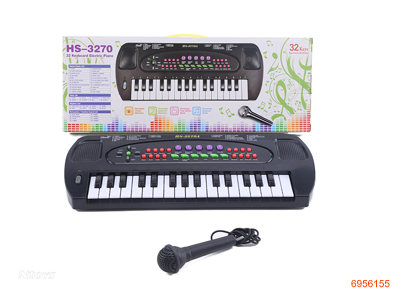 32KEYS ELECTRIC KEYBOARD W/MICROPHONE W/O 4AA BATTERIES