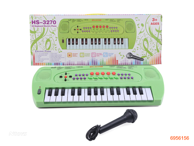 32KEYS ELECTRIC KEYBOARD W/MICROPHONE W/O 4AA BATTERIES