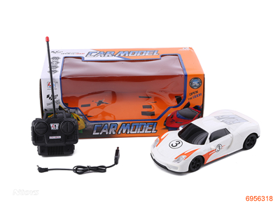 1:18 4CHANNELS R/C CAR W/3.6V CHARGING BATTERIES IN CAR W/USB W/O 2*AA BATTERIES IN CONTROLLER 2COLOUR