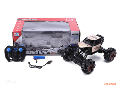 2.4G 1:14 4CHANNELS R/C CAR W/MUSIC/3.7V BATTERIES IN CAR/USB W/O 2*AA BATTERIES IN CONTROLLER 4COLOUR