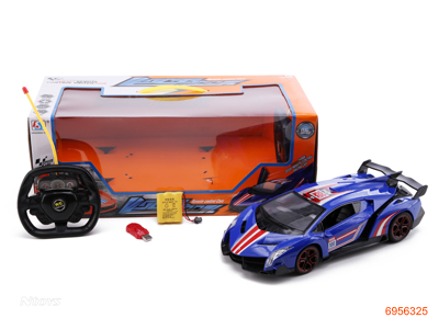 1:18 4CHANNELS R/C CAR W/LIGHT//3.6V CHARGING BATTERIES IN CAR W/USB W/O 2*AA BATTERIES IN CONTROLLER 2COLOUR