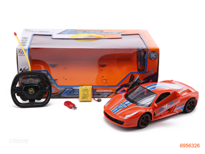 1:16 4CHANNELS R/C CAR W/LIGHT//3.6V CHARGING BATTERIES IN CAR W/USB W/O 2*AA BATTERIES IN CONTROLLER 2COLOUR