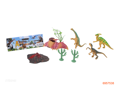 4PCS DINOSAUR SET