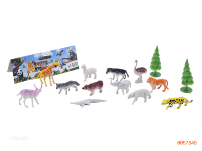 12PCS ANIMAL SET