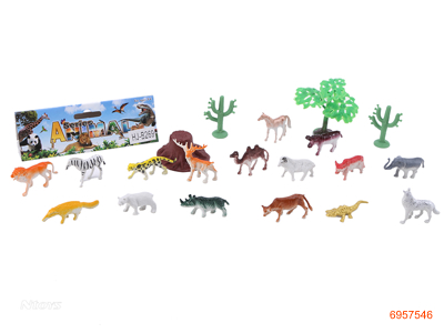 16PCS ANIMAL SET