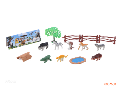 8PCS ANIMAL SET