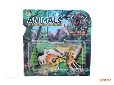 8PCS ANIMAL SET