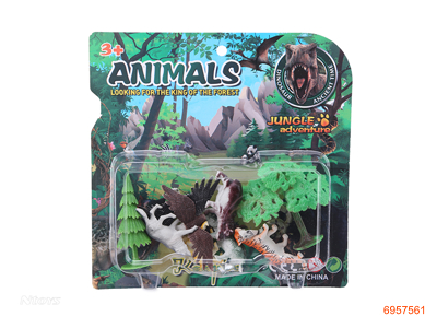 8PCS ANIMAL SET