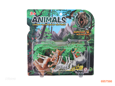 6PCS ANIMAL SET